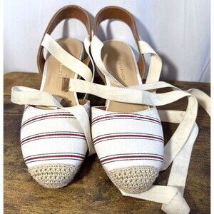 Espadrille Wedge Platform Tommy Hillfiger Women's Size 6.5 Medium